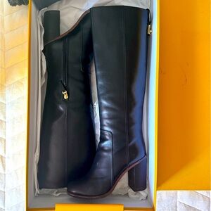 Fendi boots 37 stivale vitello black leather